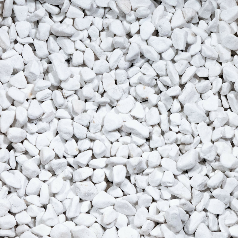 Galet blanc pur 16-25 mm - pack de 7m² (1 big bag de 500kg)
