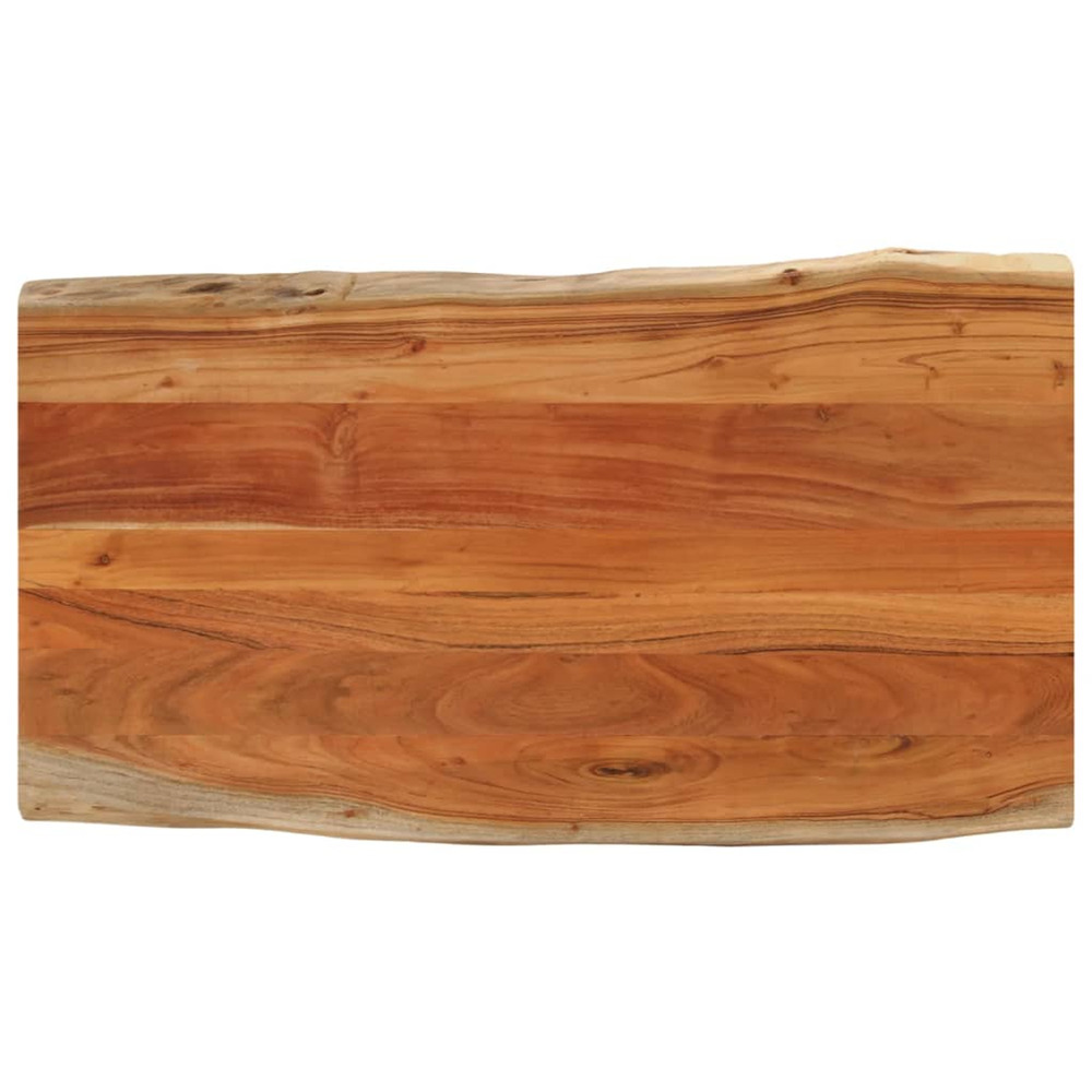 Dessus de table 110x60x3,8cm rectangulaire bois massif d'acacia