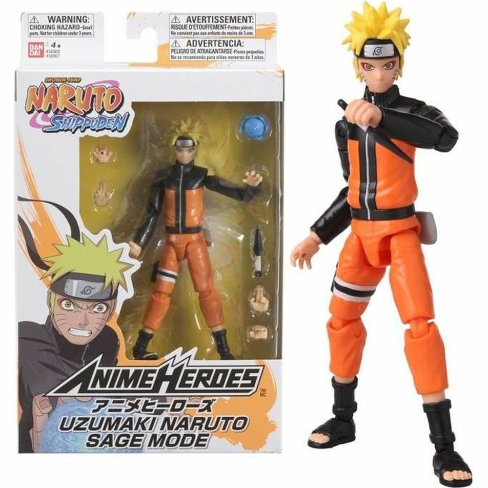 Figurine naruto mode hermite - anime heroes - 17 cm - 16 points d'articulation