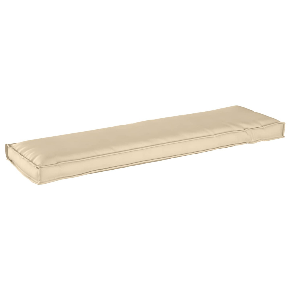 Coussin beige 140 x 40 x 8 cm tissu oxford
