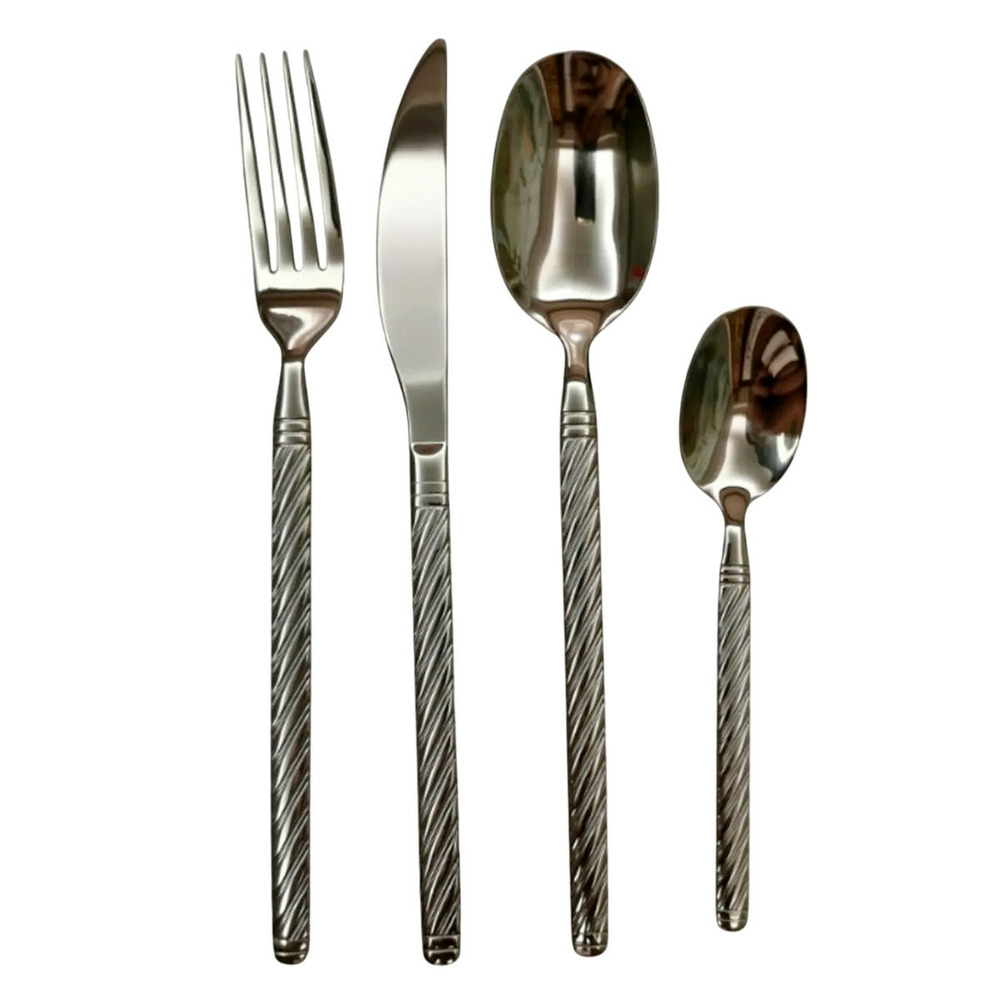 Ménagère 24 pièces en inox 