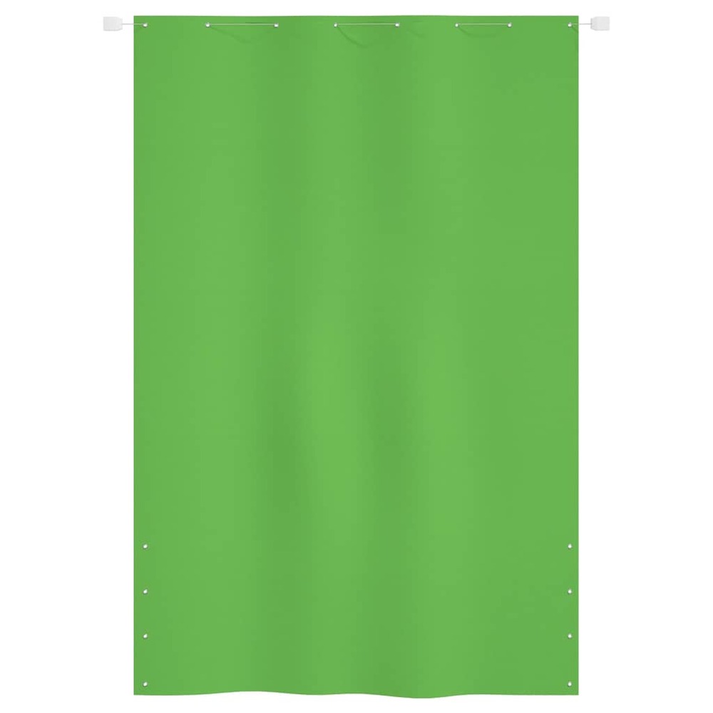 Écran de balcon vert clair 160x240 cm tissu oxford