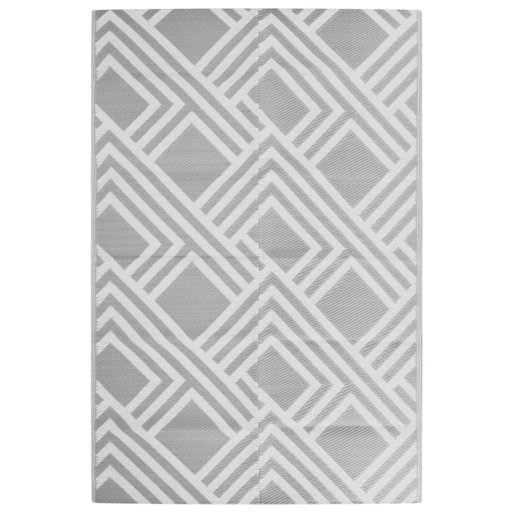 Tapis d'extérieur arakil gris 120x180 cm pp