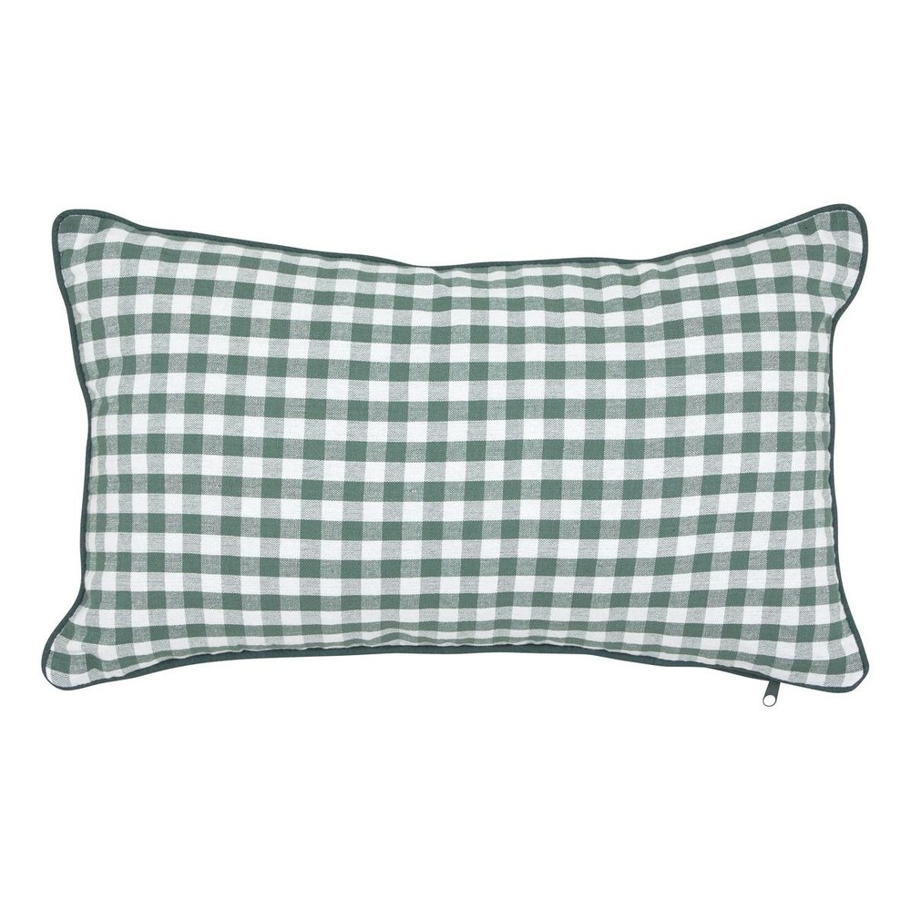 Coussin groove 50x30cm vichy vert