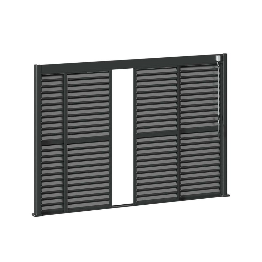 Persienne coulissante pour pergola bioclimatique 