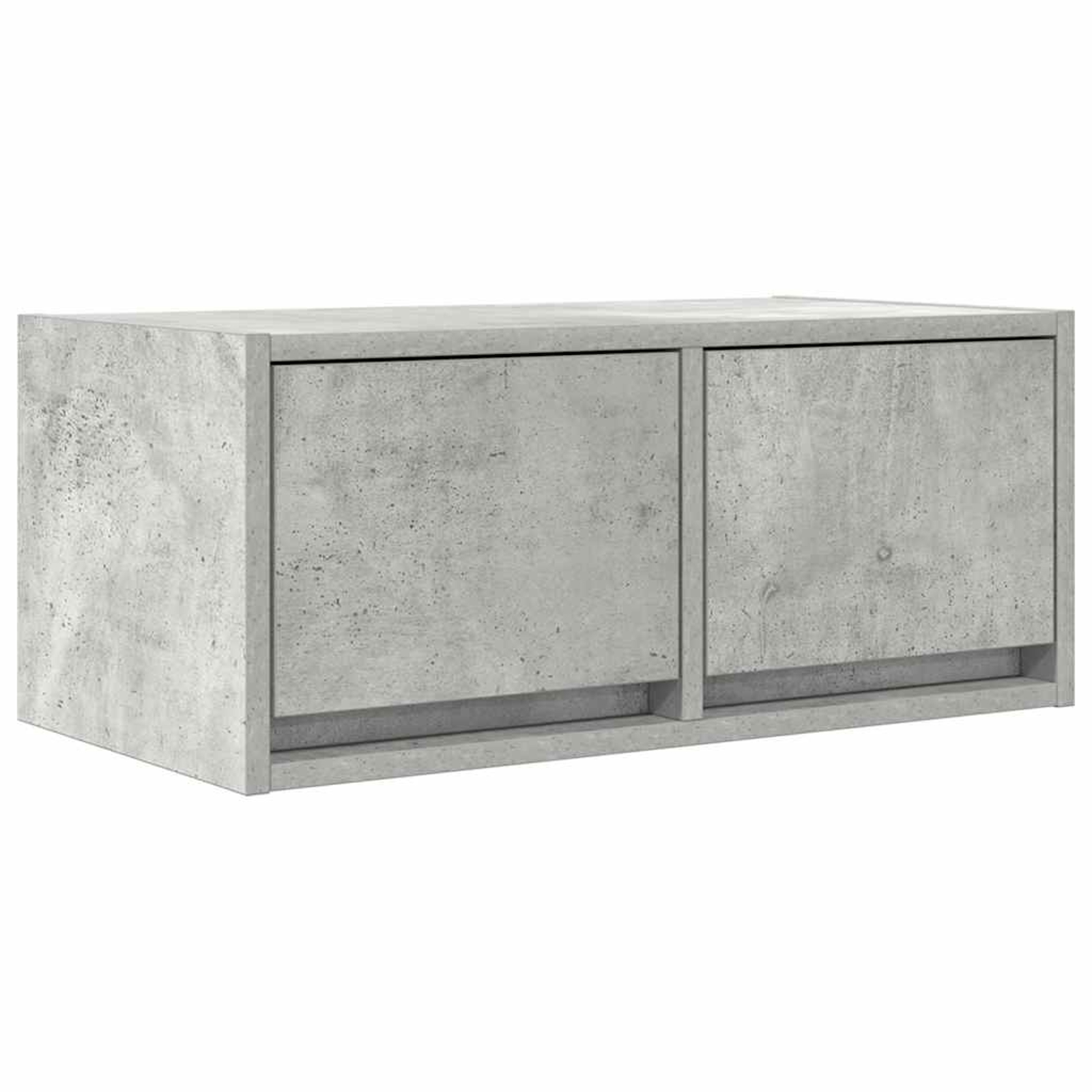 Meuble tv gris béton 60x31x25,5 cm bois d'ingénierie