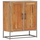 Buffet bahut armoire console meuble de rangement 75 cm bois d'acacia massif