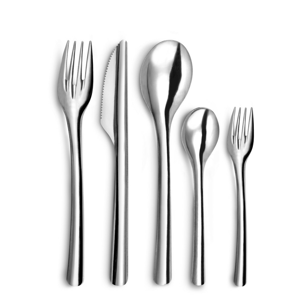 Slim - 60 couverts réutilisables & recyclables pour 12 personnes