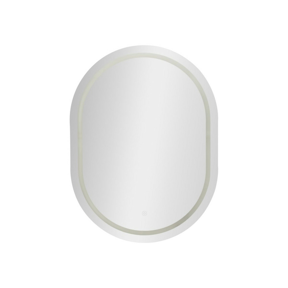 Miroir mural led ovale 