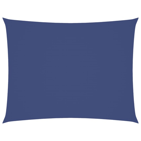 Voile de parasol tissu oxford rectangulaire 3,5x5 m bleu
