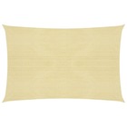 Voile d'ombrage 160 g/m² 5 x 8 m pehd beige
