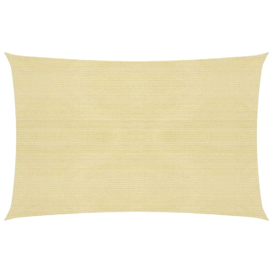 Voile d'ombrage 160 g/m² 5 x 8 m pehd beige