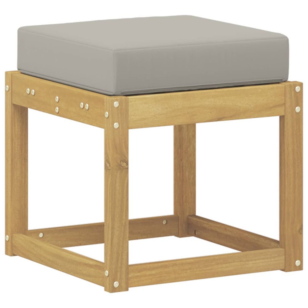 Banc de jardin bois d'acacia massif blanc