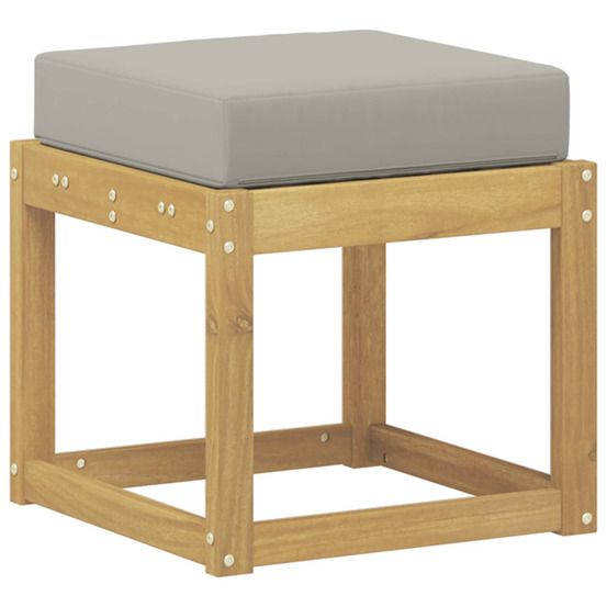 Banc de jardin bois d'acacia massif blanc
