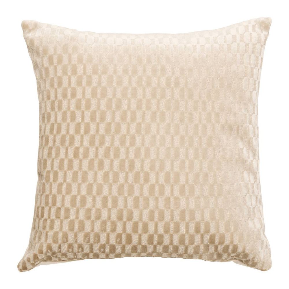 Coussin selia carré 40x40cm beige