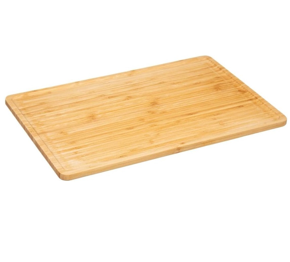 Une assiette de presentation rectangulaire