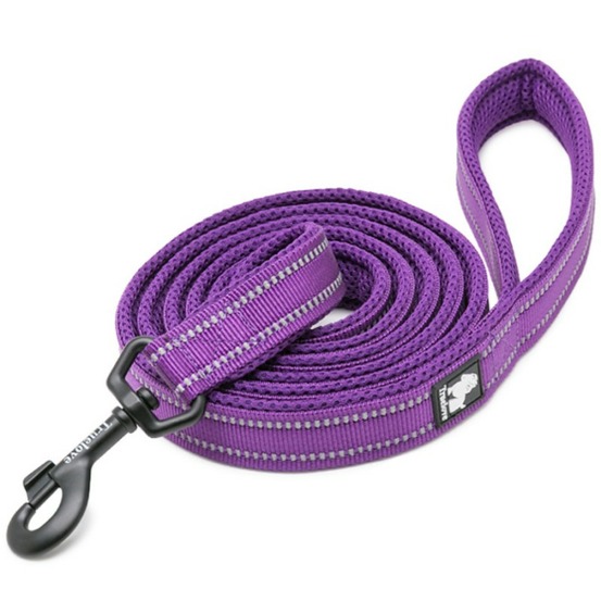 Laisse chien walk assortie au harnais truelove country plus - 200 cm - Violet