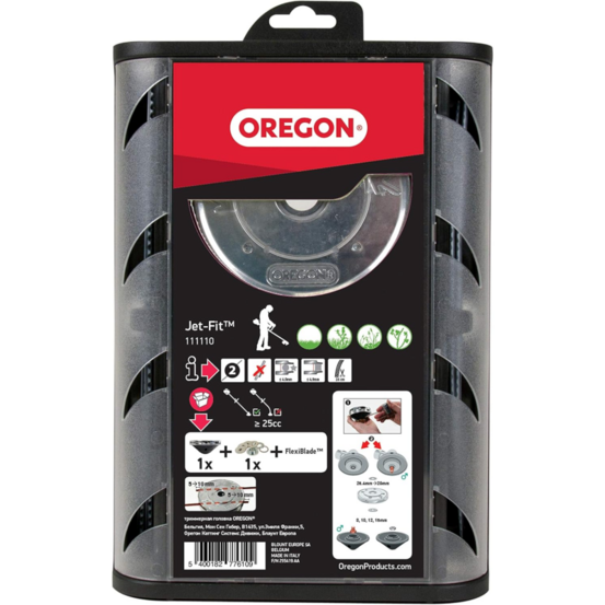 Tête débroussailleuse têtes jet-fit en aluminium oregon 111110 manuel