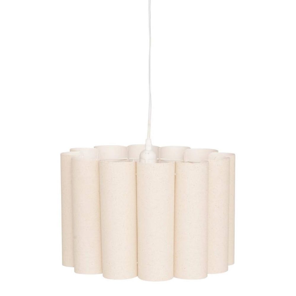 Lampe suspension en tissu 
