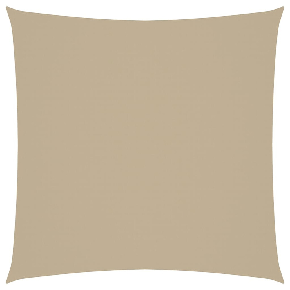 Voile de parasol tissu oxford carré 2,5x2,5 m beige