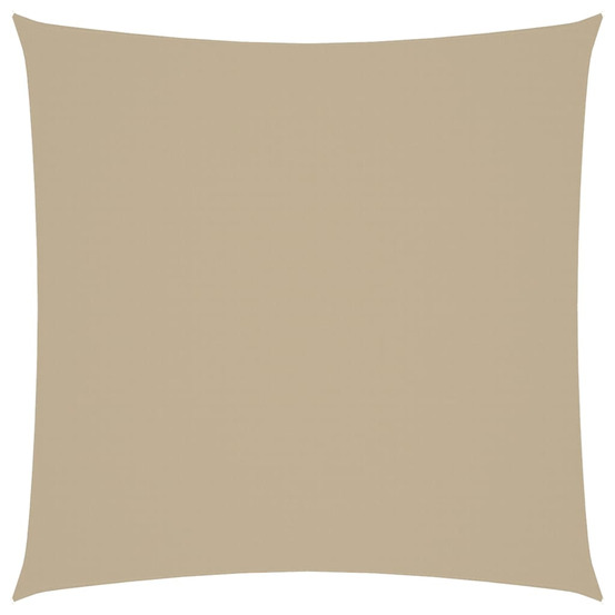 Voile de parasol tissu oxford carré 2,5x2,5 m beige