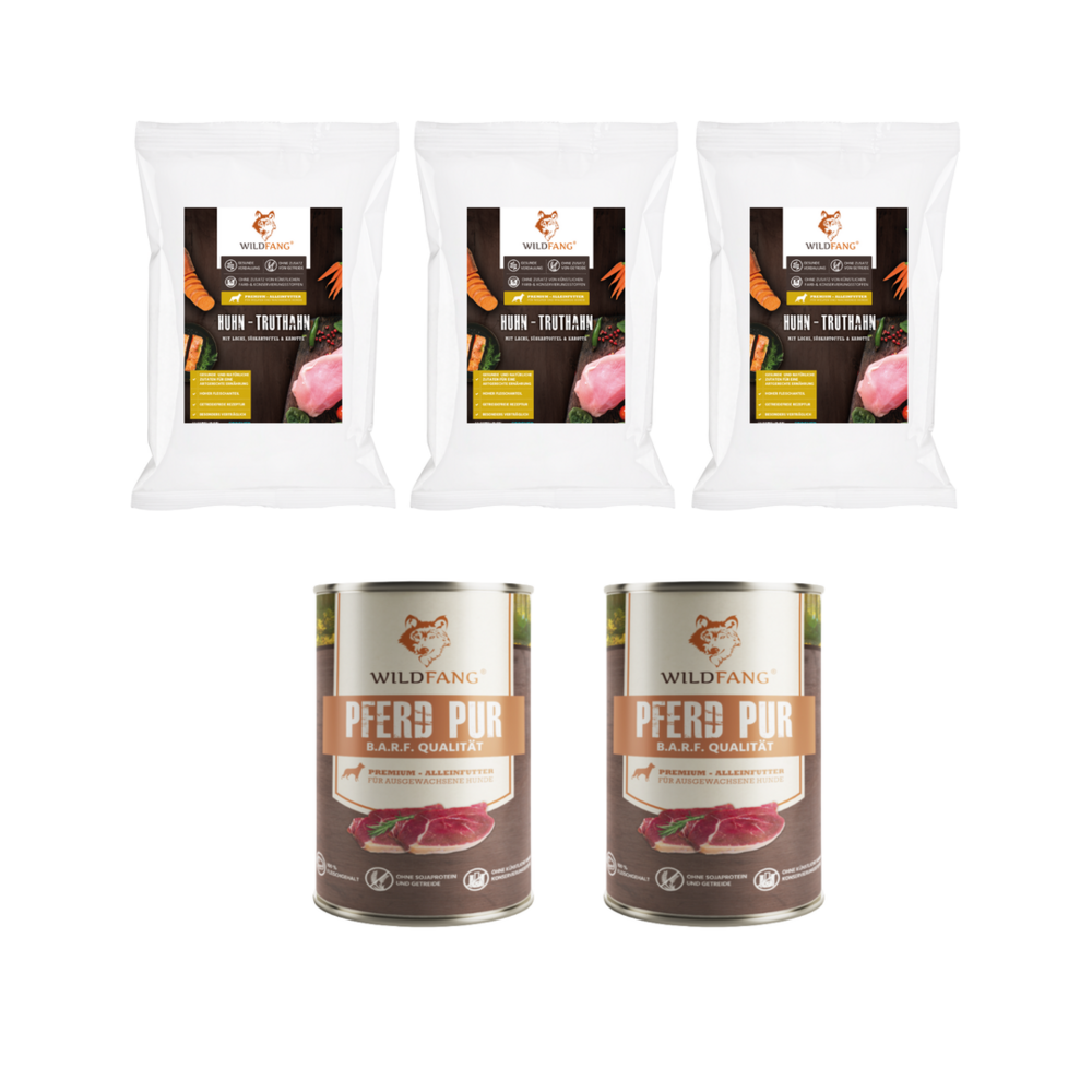 Wildfang - genussbox junior - aliments secs et humides - aliments secs pour poulet