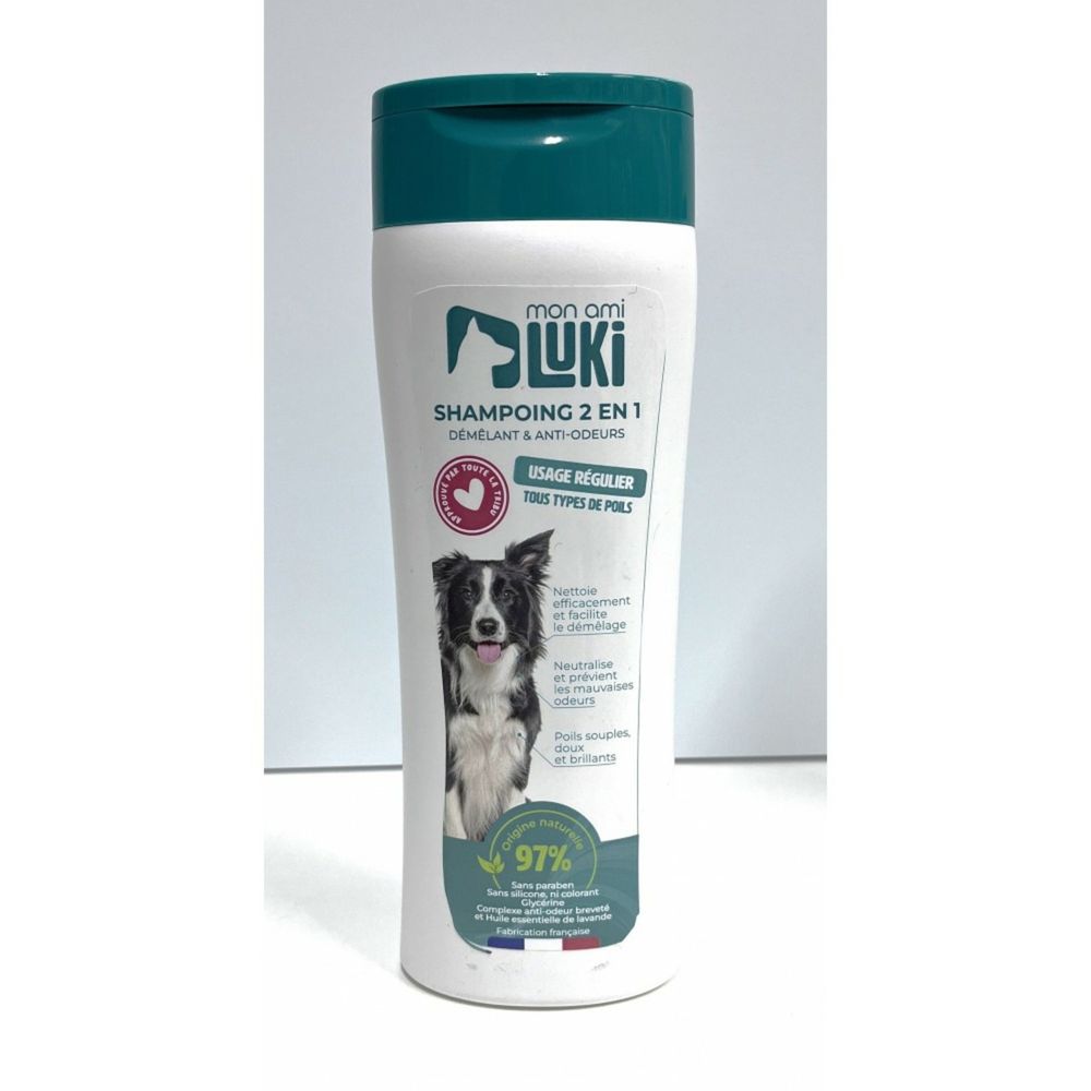 Mon ami luki - shampooing 2 en 1 chiens anti-odeurs - chien - 300ml