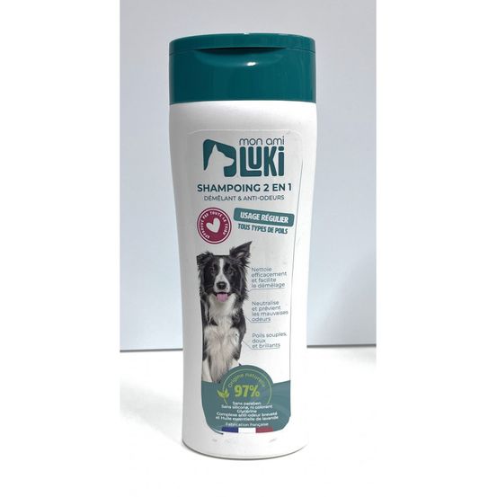 Mon ami luki - shampooing 2 en 1 chiens anti-odeurs - chien - 300ml