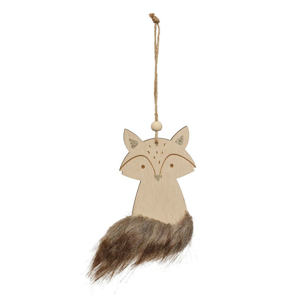 Sdn bois renard fourr 12cm