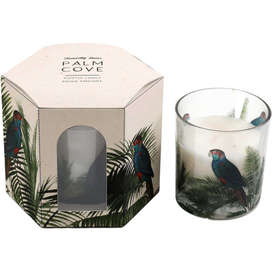 Bougie parfumée tube palm (lot de 2)