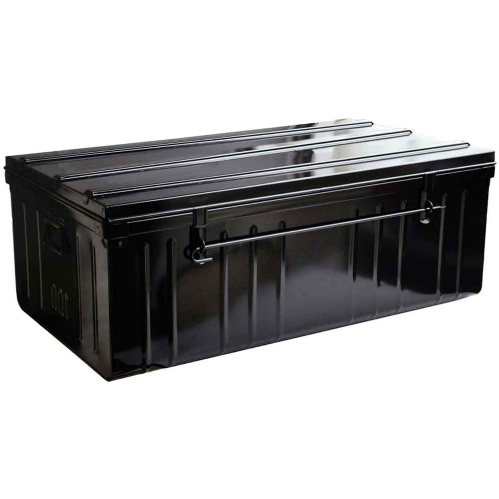 Cantine de rangement premium en acier noir 175 litres