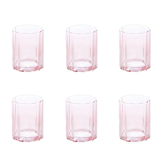 Lot de 6 gobelet bas en verre