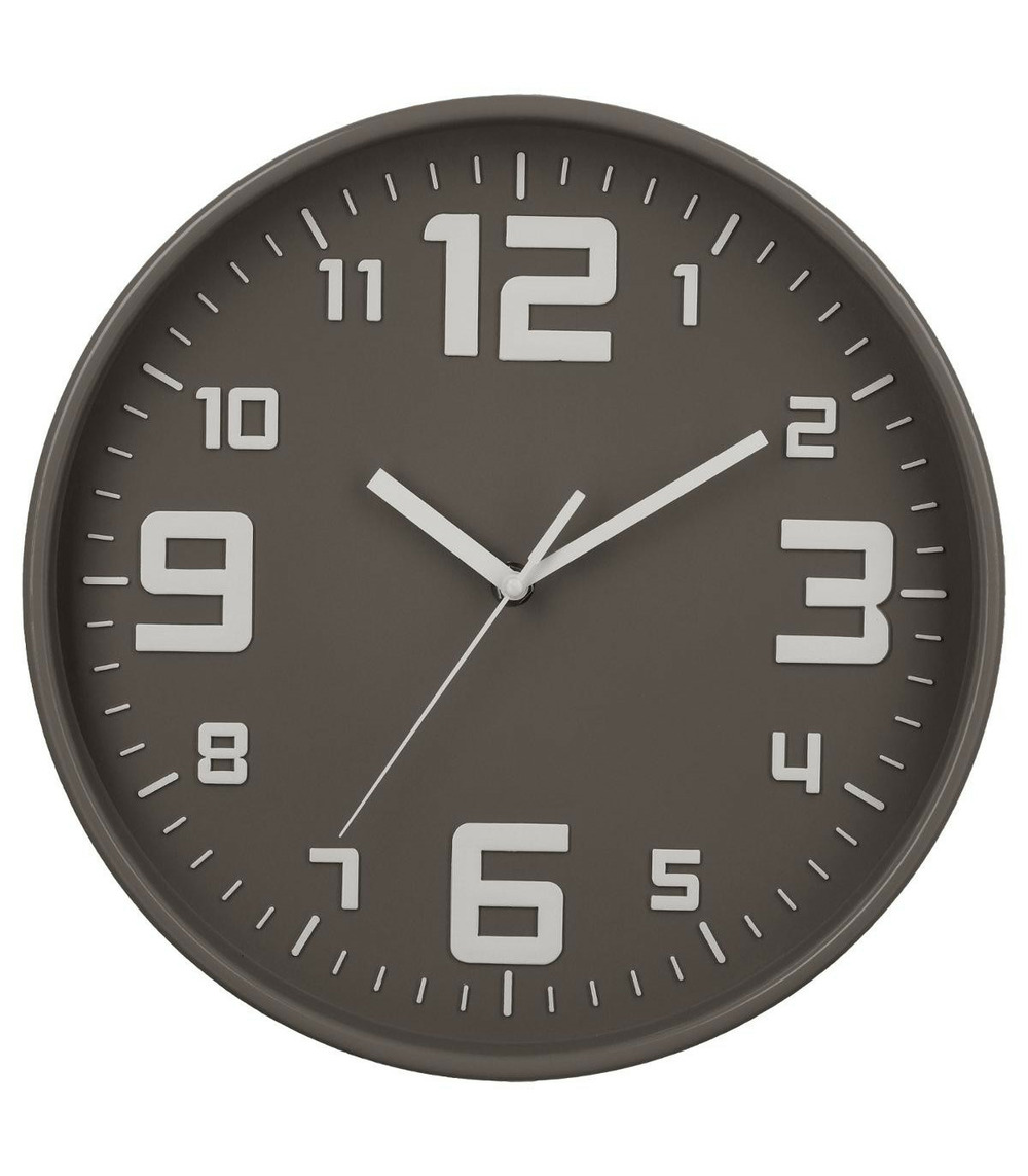 Pendule murale silencieuse best gris d 30 cm