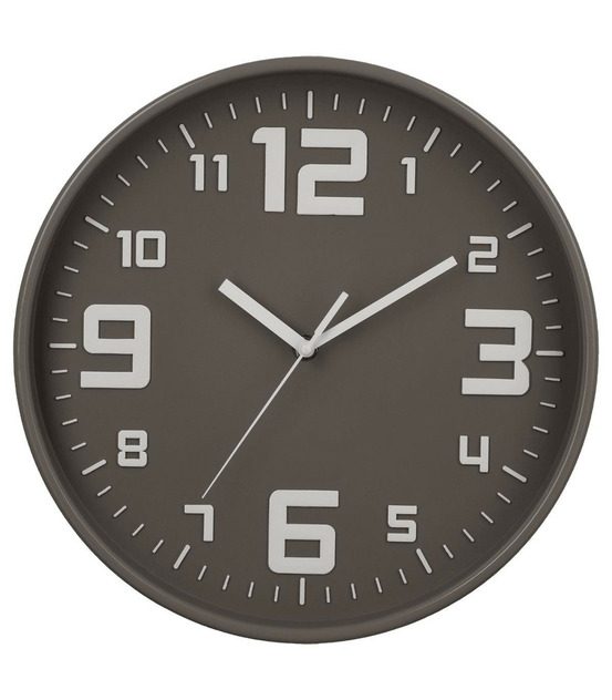 Pendule murale silencieuse best gris d 30 cm