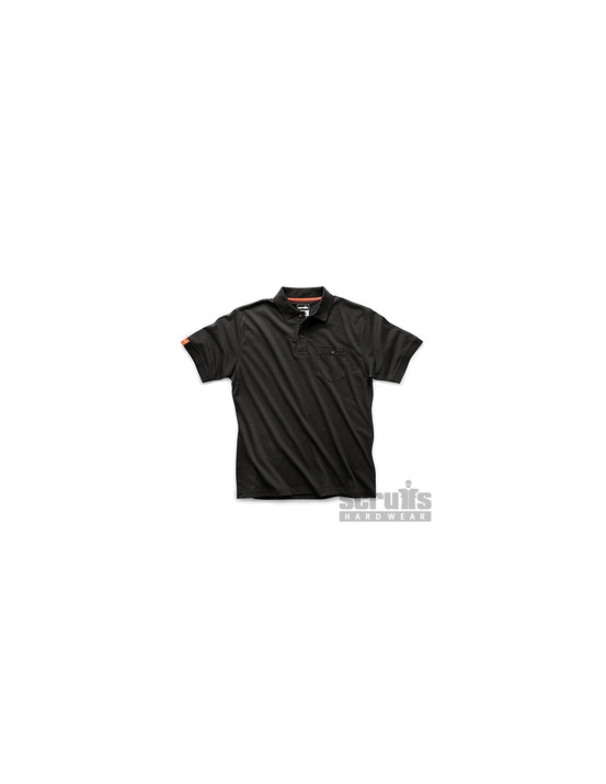 Scruffs - polo noir eco worker - taille s