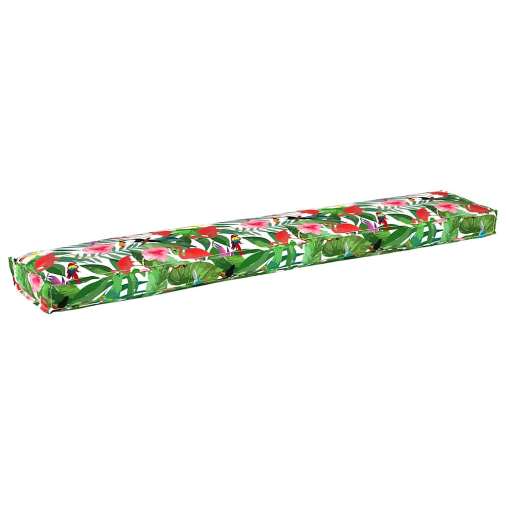 Coussin de palette floral jungle tropicale 200 x 40 x 8 cm
