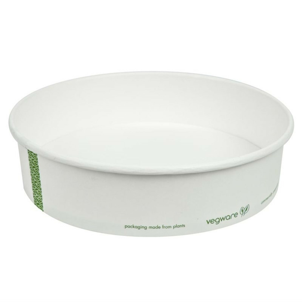 Bols alimentaires en carton doublé pla série 185 - lot de 300 - vegware