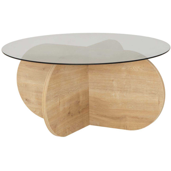 Table basse en verre bubble