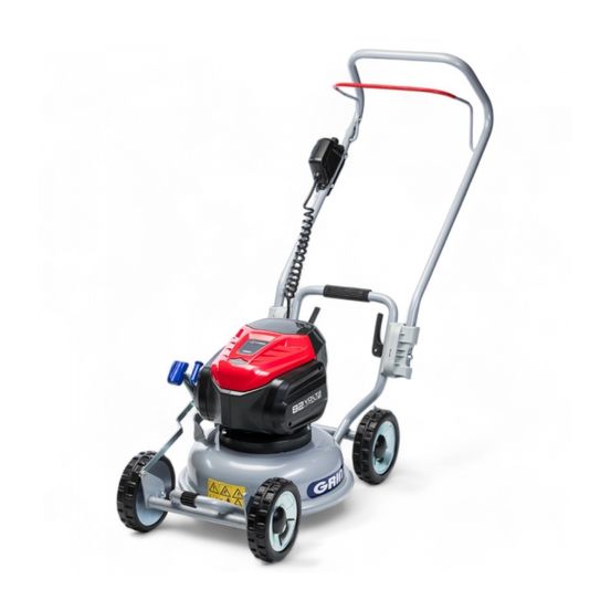 Tondeuse électrique à batterie 82v, 600m² d'autonomie, mulching - grin bm37-82v