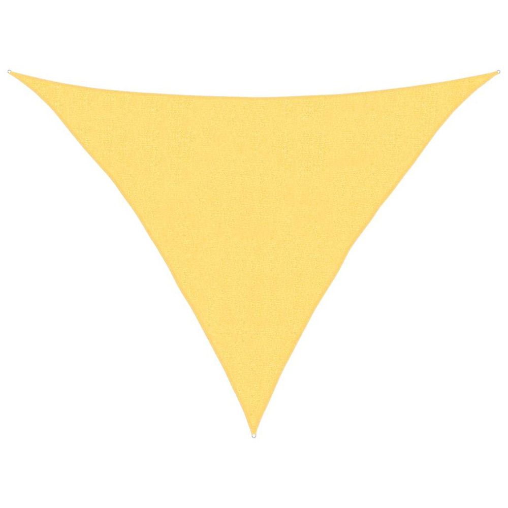 Voile d'ombrage 160 g/m² beige 2,5x2,5x3,5 m pehd