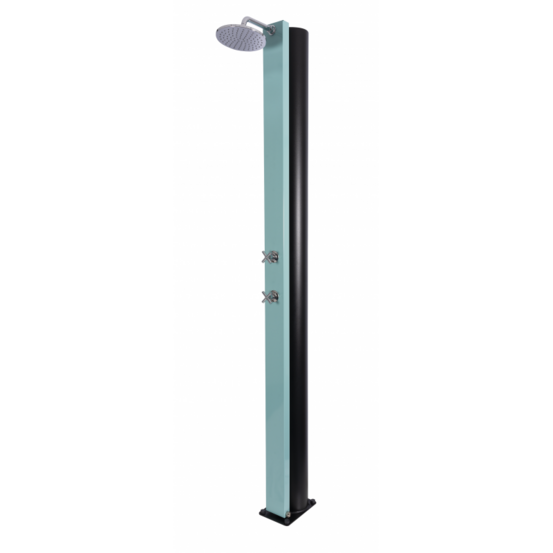 Douche de piscine solaire cross bleue 40l