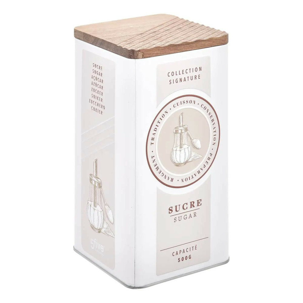 Boîte à sucre en métal 