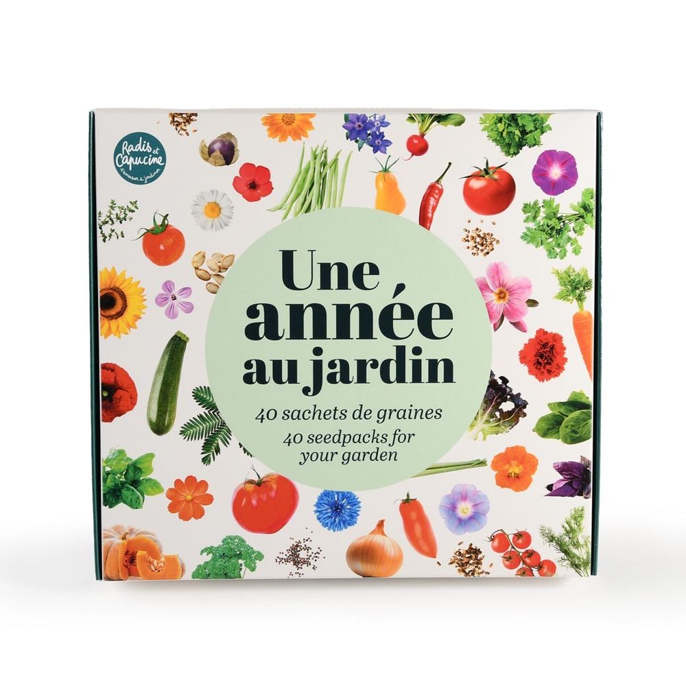 Coffret 40 sachets de graines à semer