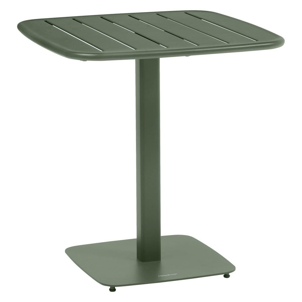 Table de jardin 2 places alegoria 70x70cm vert laurier