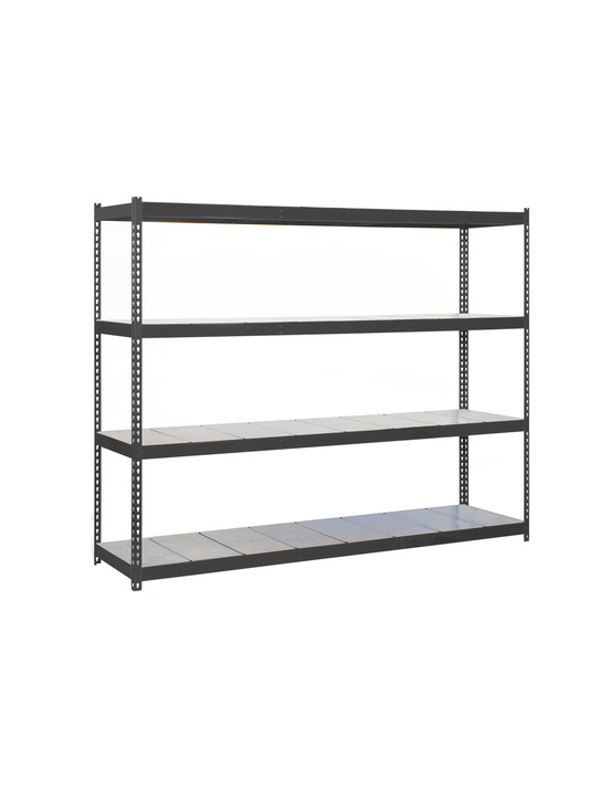 Etagère sans vis simonforte 2407-4 metal antracite/galva antracite/galva 2000x2400x750 - simonrack