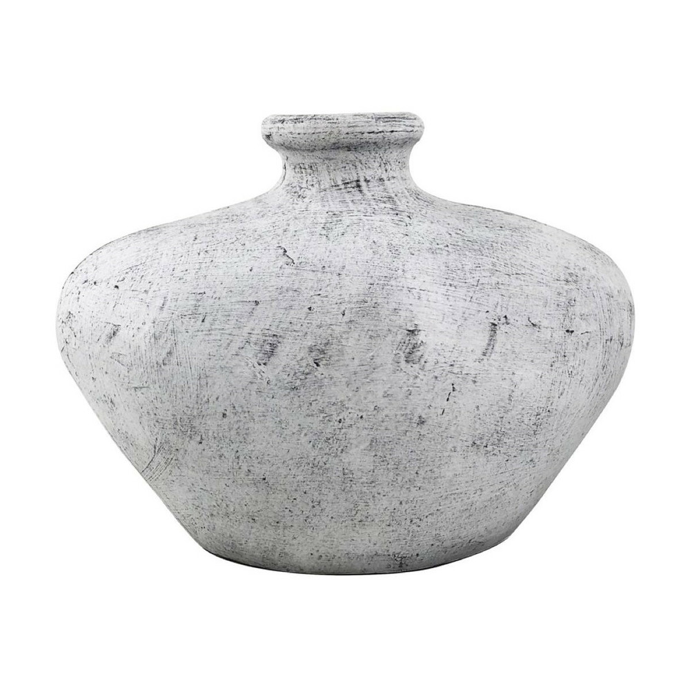 Vase terre cuite terrecuite gris - décoration d'autrefois