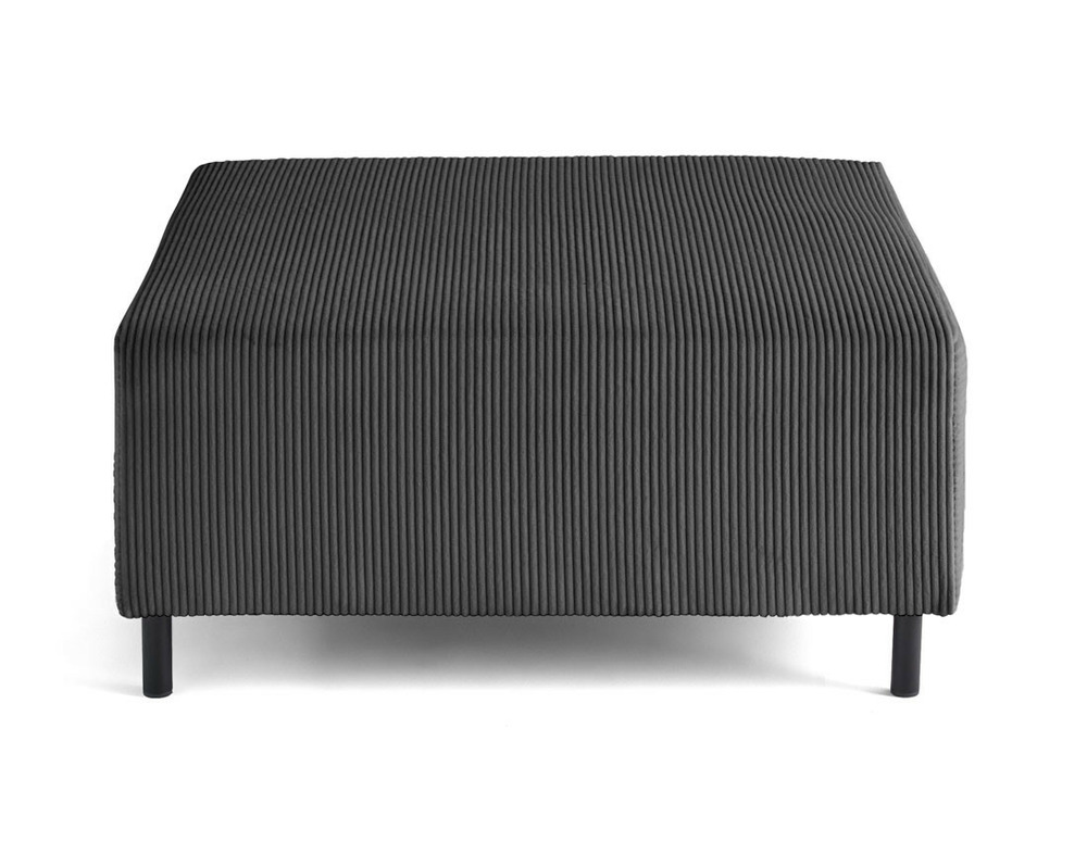 Edinburg - pouf modulable - en velours côtelé