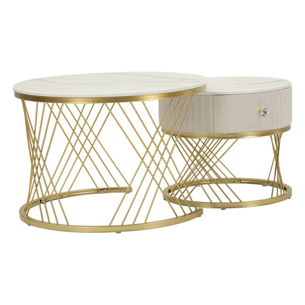 Lot de 2 tables basses 