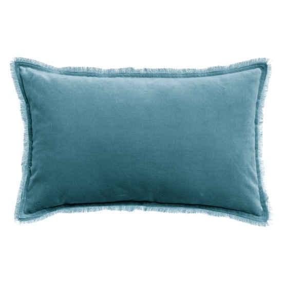 Coussin uni fara acier 40 x 65 cm