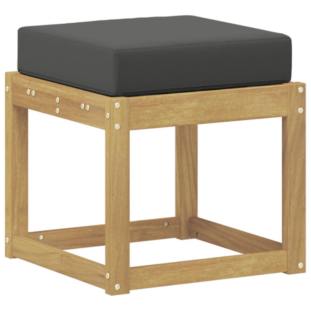 Banc de jardin bois d'acacia massif blanc